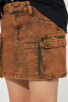 Mini Kaylee Mini Skirt(Rust,4)