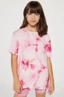 Mini Chelsea Tie Dye Oversize Top Short Set