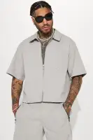 Give Me All Your Love Zipped Short Sleeve Top