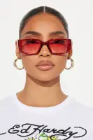 Sweet And Sassy Sunglasses(Red,OS)