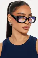 Figure You Out Blue Light Glasses(Black,OS)
