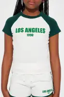 Mini LA Love Short Set(Green/combo,XS)