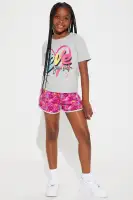 Mini Love Yourself Short Set(Grey/combo,6/6X)