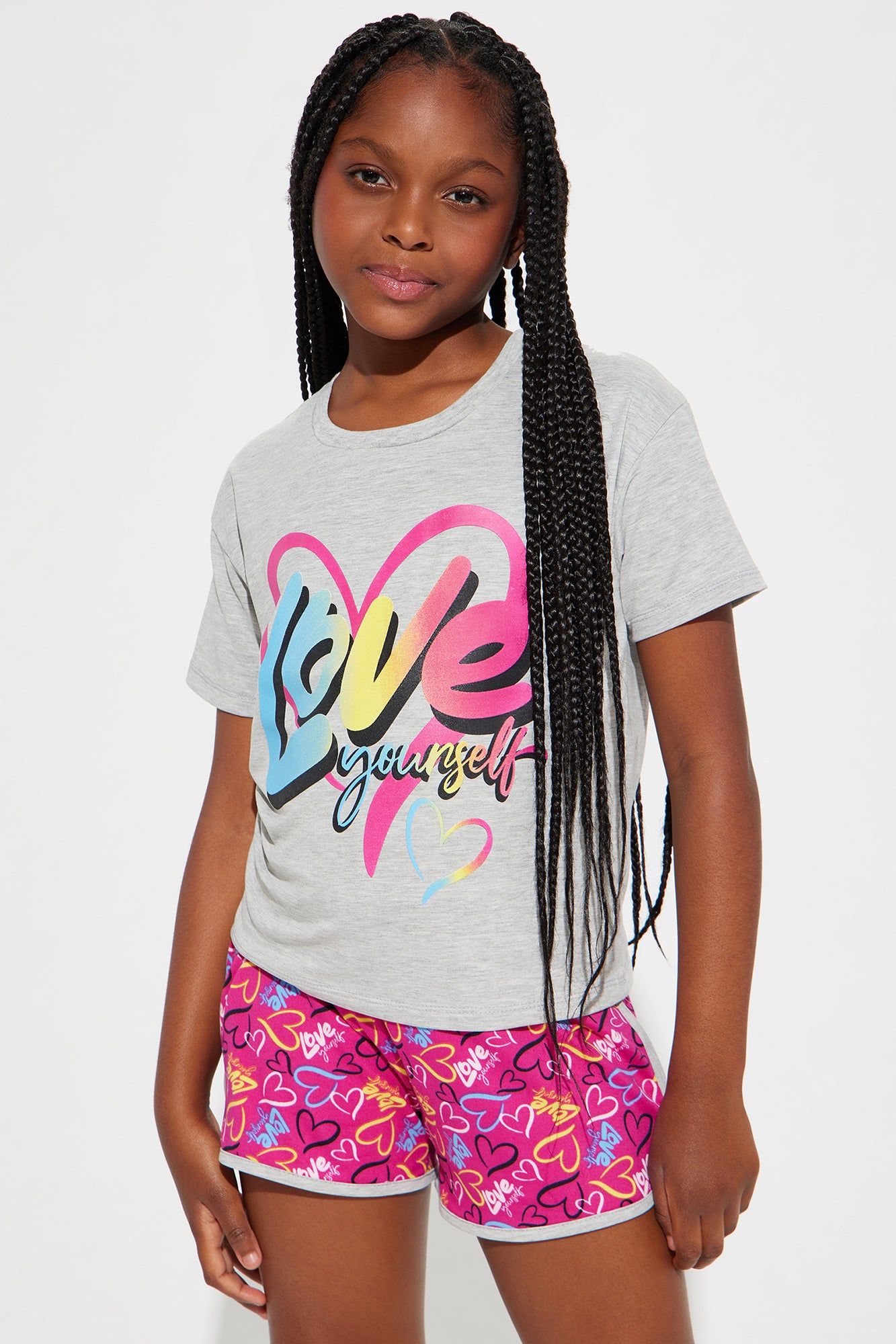 Mini Love Yourself Short Set