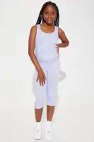 Mini Valid Point Tie Capri Set