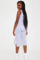 Mini Valid Point Tie Capri Set(Lilac,4/5)