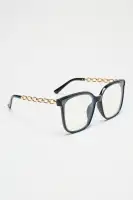 Fantasy Or Fiction Blue Light Glasses(Black,OS)