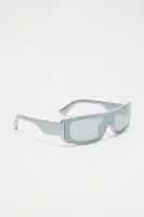 I'll Be Going Hard Sunglasses(Silver,OS)