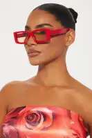 Dare Or Dare Sunglasses(Red,OS)