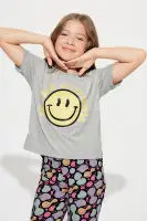 Mini Be Your Happiness Legging Set(Grey,4/5)