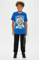 Mini Powerful Tiger Fleece Jogger Set