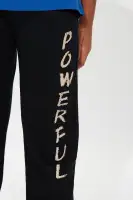 Mini Powerful Tiger Fleece Jogger Set(Blue/Black,4)