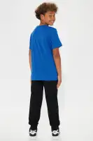 Mini Powerful Tiger Fleece Jogger Set(Blue/Black,4)