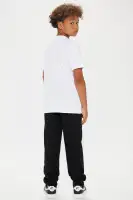 Mini Ace Bear Fleece Jogger Set(White/Black,4)