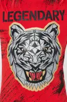 Mini Legendary Tiger Fleece Jogger Set(Red/Black,4)