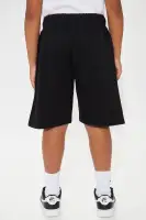 Mini No Thanks Fleece Shorts(Black/combo,4)