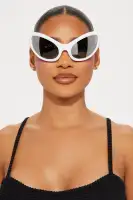 Galactic Glam Sunglasses(White,OS)
