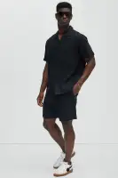 Bahamas Linen Shirt(Black,S)