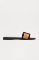 Mini Cool Breeze Flat Sandals(Black,1)