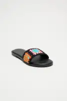 Mini Cool Breeze Flat Sandals(Black,1)