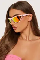 Keep My Number Sunglasses(Pink,OS)