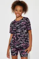 Mini Chelsea Short Set(Black/Pink,4/5)