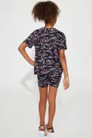 Mini Chelsea Short Set(Black/Pink,4/5)
