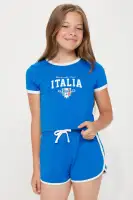 Mini International Babe Short Set(Royal,XS)