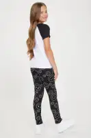 Mini Happy NYC Legging Set(Black/White,6/6X)