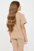 Mini California Biker Short Set(Tan,4/5)