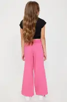 Mini Hard To Get By Parachute Pant Set(Black/Pink,4)