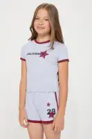 Mini California Star Short Set(Heather Grey,4/5)