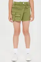 Mini No Limit Cargo Skort(Olive,4)