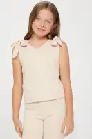Mini Both Of Best Worlds Pant Set(Oatmeal/combo,4/5)