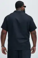 Bahamas Linen Shirt(Black,S)
