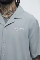 Saints Graphic Shirt(Grey,S)