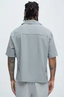 Saints Graphic Shirt(Grey,S)