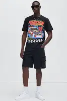 Rush Home Denim Cargo Shorts(Black,30)