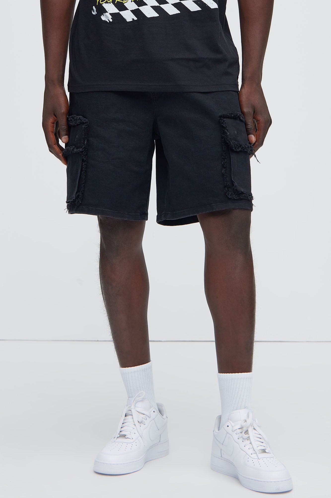 Rush Home Denim Cargo Shorts