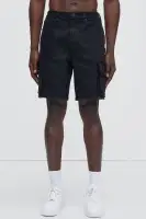 Rush Home Denim Cargo Shorts(Black,30)