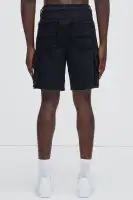 Rush Home Denim Cargo Shorts(Black,30)