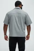 Saints Graphic Shirt(Grey,S)