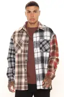 Mixed Media Plaid Flannel