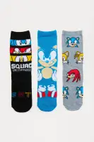 Mini Sonic 3 Pack Socks