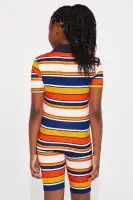 Mini Mckenzie Striped Short Set(Multi Color,XS)