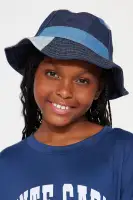 Mini Denim Patch Work Bucket Hat