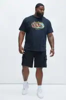 Rush Home Denim Cargo Shorts(Black,30)