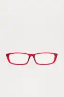 Beauty And Brains Blue Light Glasses(Red,OS)