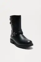 Mini Come Check This Combat Boot(Black,11)