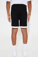 Mini Tyson Contrast Warm Up Shorts(Black,4/5)